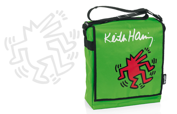 Borsa fasciatoio Green Brevi Keith Haring Collection Borsa fasciatoio Green Brevi Keith Haring Collection