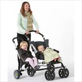 Sidecar Buggypod Io: passeggino da un posto in uno per due bambini