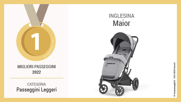 Migliori passeggini leggeri 2022 - Primo posto - Inglesina Maior