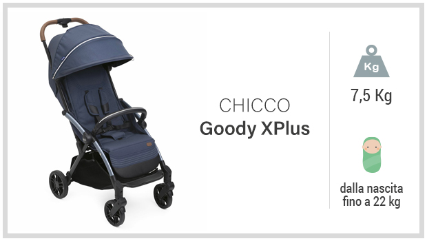 Chicco Goody X Plus - Miglior passeggino leggero 200-300 euro - Guida all'acquisto
