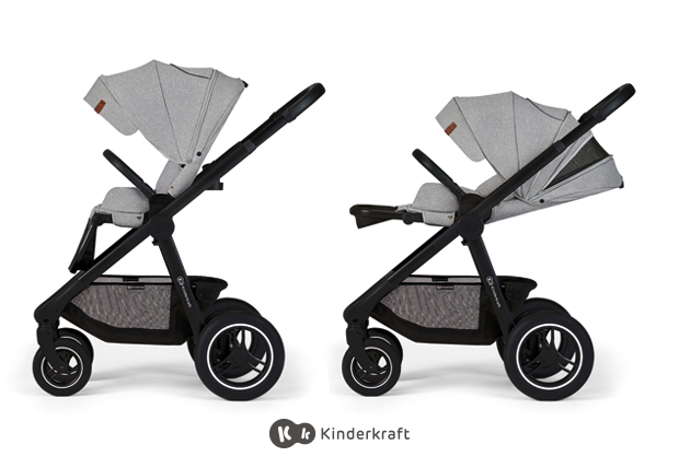 Kinderkraft Everyday 2 in 1 - schienale reclinabile - Cercapasseggini