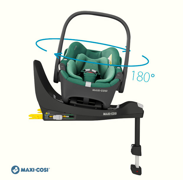 Maxi-Cosi Leona2 - Vista del seggiolino Maxi-Cosi Pebble 360 su base rotante