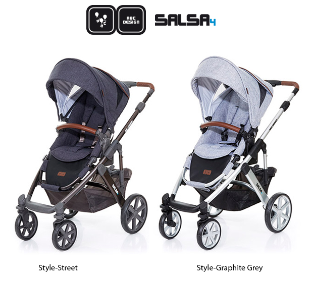 ABC Design Salsa4 - colori Street e Graphite Grey - cercapasseggini 2016