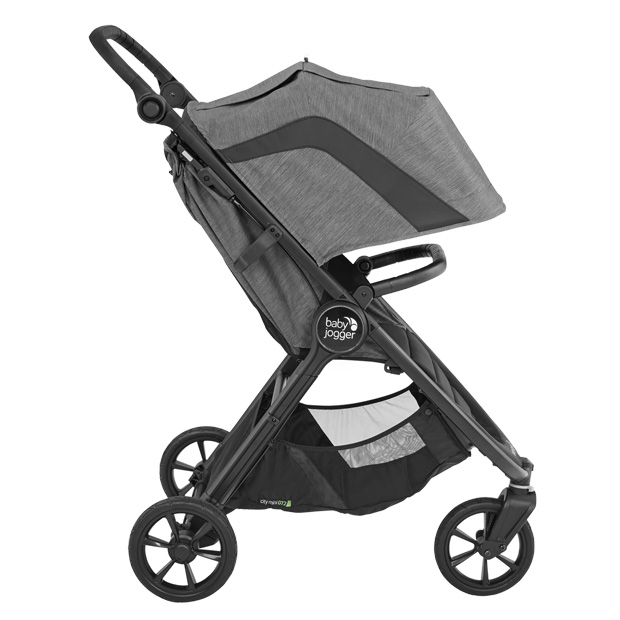 Vista laterale di Baby Jogger City Mini GT2 Barre Collection