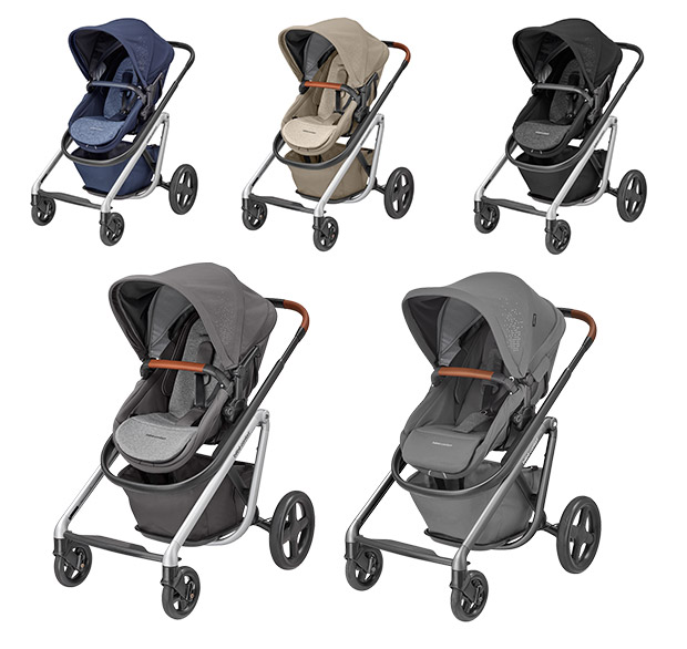 I colori della collezione 2019 del passeggino Lila di Bebe Confort