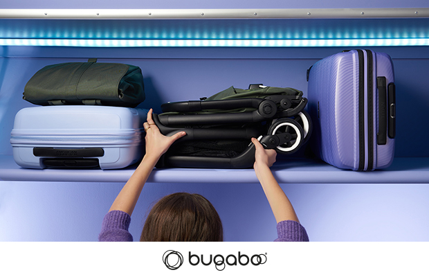 Bugaboo Butterfly -  vista da chiuso come bagaglio a mano in aereo