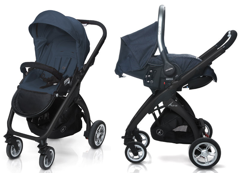 Kudu 4 Casualplay combinazione telaio nero e seggiolino auto Sono