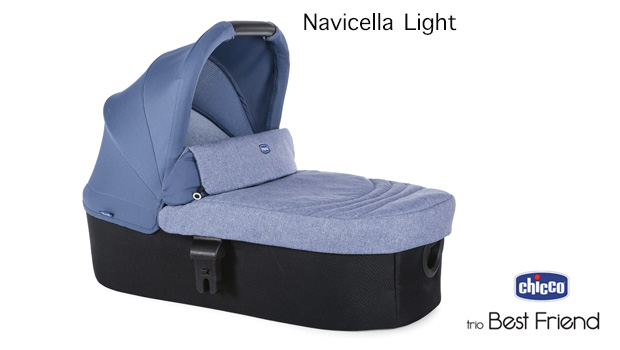 La navicella Light del trio Chicco Best Friend