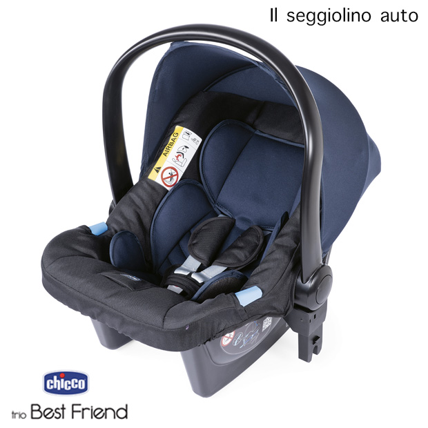 Il seggiolino auto del trio Chicco Best Friend