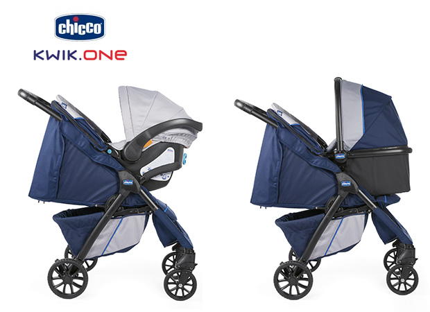 Chicco Kwik One configurazione Travel System e Carrozzina - anteprima passeggini Chicco 2018