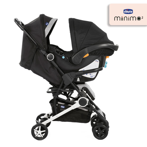 Chicco Miinimo2 2018 - vista Travel System con seggiolino auto KeyFit - cercapasseggini