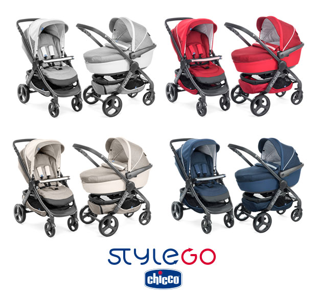 Chicco StyleGo passeggino trio - vista dei colori - cercapasseggini 2017