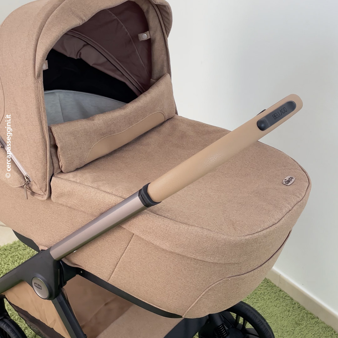 Chicco Trio Bellagio - colore Caramel - dettaglio della navicella Gran Comfort