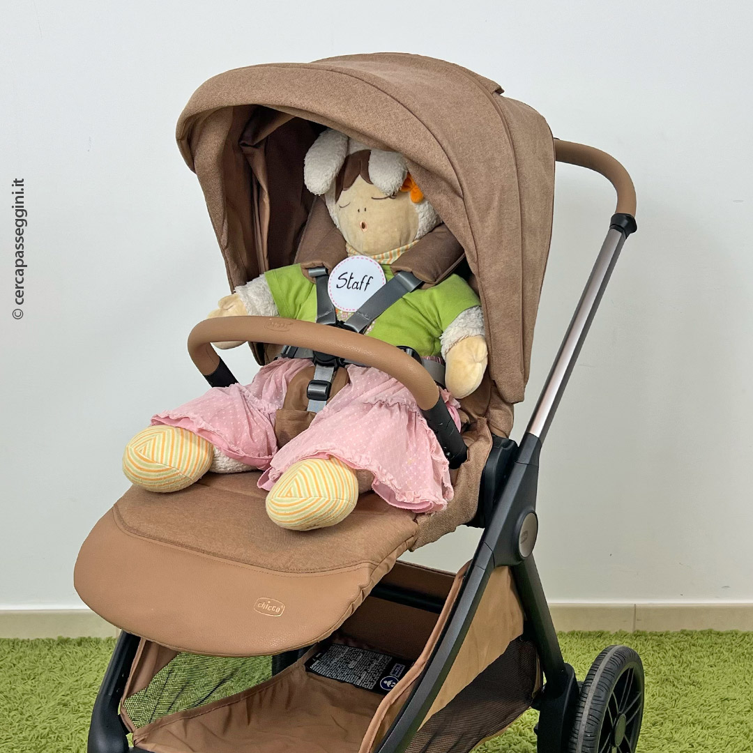 Chicco Trio Bellagio - colore Caramel - Dettaglio del passeggino