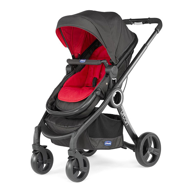 Chicco Urban Plus 2016: vista passeggino con telaio nero