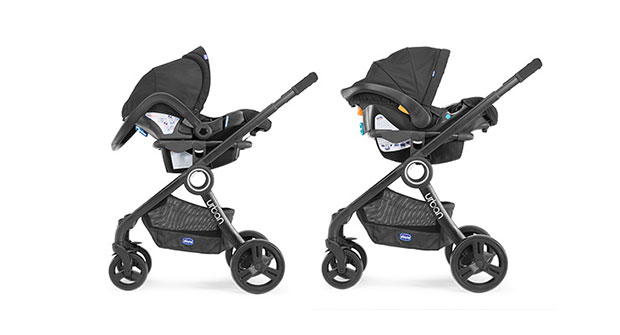 Versione travel system con seggiolino auto Chicco Urban Plus 2016