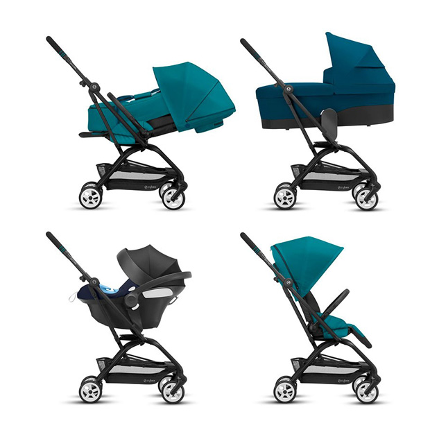 Le configurazioni possibili del sistema da viaggio 4 in 1 di Cybex Eezy S Twist 2