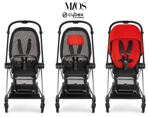 Cybex Mios 2017 - color pack, con materassino, poggiatesta e capottina - cercapasseggini