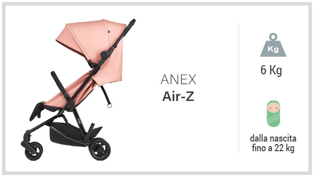 Anex Air Z - Miglior passeggino leggero reversibile - Guida all'acquisto