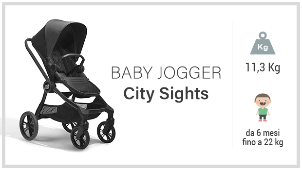 Baby Jogger City Sights - Miglior passeggino off road - Guida all'acquisto
