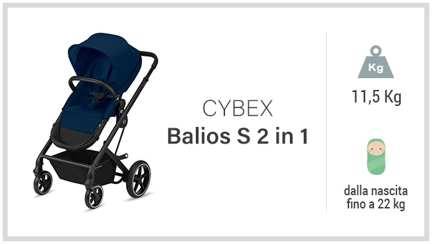 Cybex Balios 2 in 1 - Miglior passeggino duo - Guida all’acquisto