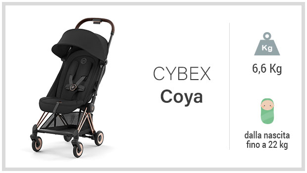 Cybex Coya - Miglior passeggino leggero top gamma - Guida all'acquisto