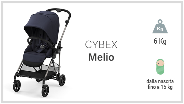 Cybex Melio - Miglior passeggino leggero reversibile - Guida all'acquisto