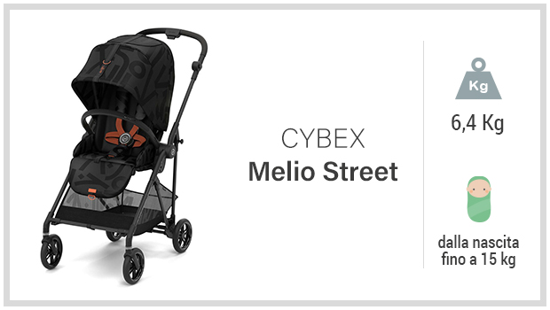 Cybex Melio Street -  Miglior passeggino leggero fashion - Guida all’acquisto