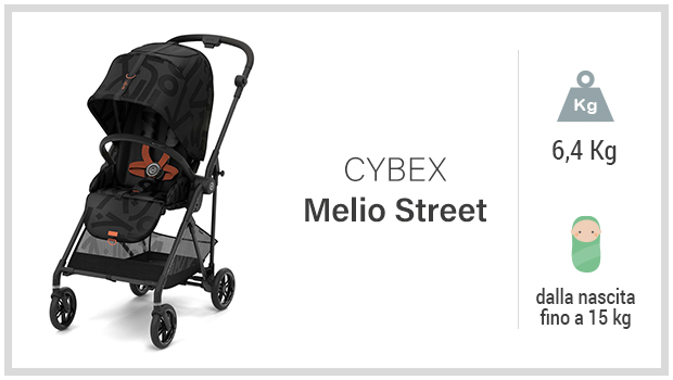 Cybex Melio Street -  Miglior passeggino leggero fashion - Guida allacquisto