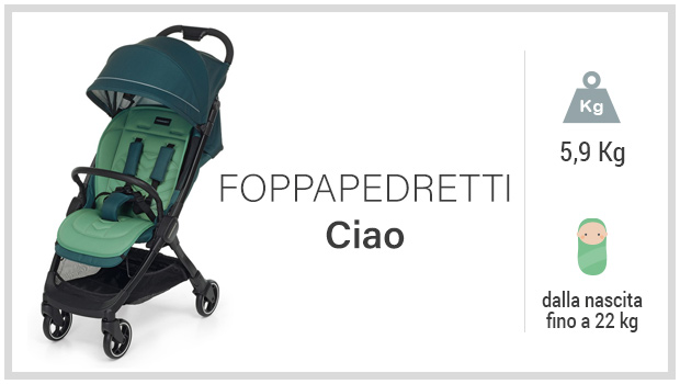 Foppapedretti Ciao - Miglior passeggino ultraleggero reclinabile - Guida all'acquisto