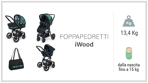 Foppapedretti iWood - Miglior passeggino trio top gamma - Guida all'acquisto