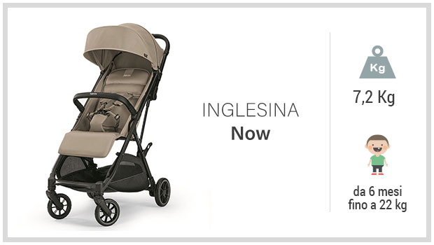 Inglesina Now - Miglior passeggino leggero 200-300 euro - Guida all'acquisto