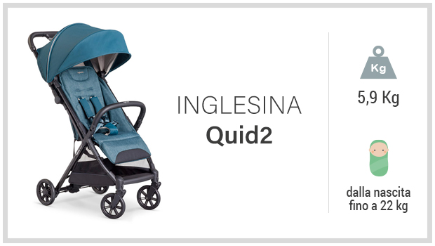 Inglesina Quid2 - Miglior passeggino ultraleggero reclinabile - Guida all'acquisto