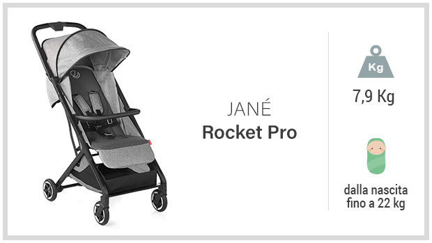 Jané Rocket Pro - Miglior passeggino leggero 200-300 euro - Guida all'acquisto