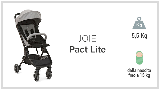 Joie Pact Lite - Miglior passeggino spiaggia mare - Guida all'acquisto