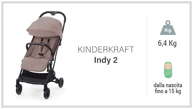 Kinderkraft Indy 2 - Miglior passeggino leggero economico - Guida all'acquisto
