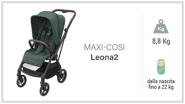 Maxi-Cose Leona2 - Miglior passeggino trio leggero - Guida all’acquisto