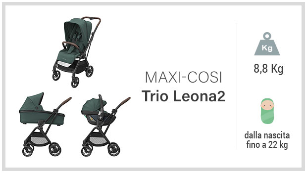 Maxi-Cosi Trio Leona2 - Miglior passeggino trio top gamma - Guida all'acquisto
