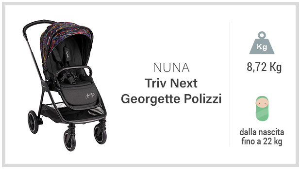 Nuna Triv Next Georgette Polizzi - Miglior passeggino quattro ruote fashion - Guida allacquisto