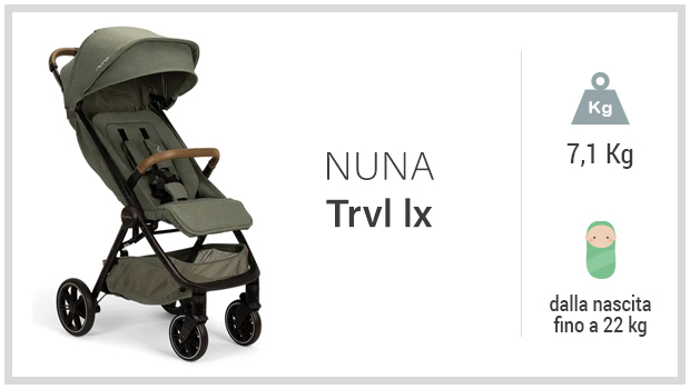 Nuna TRVL lx - Miglior passeggino leggero top gamma - Guida all'acquisto
