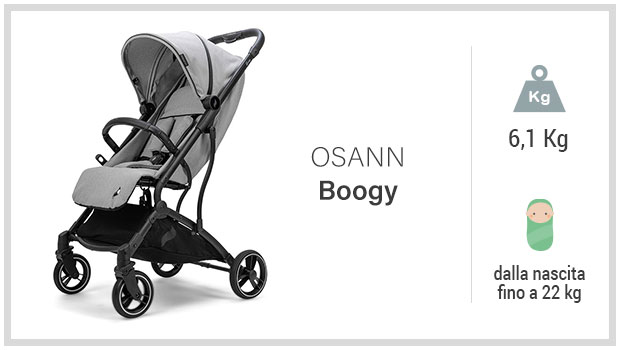 Osann Boogy - Miglior passeggino leggero 200-300 euro - Guida all'acquisto