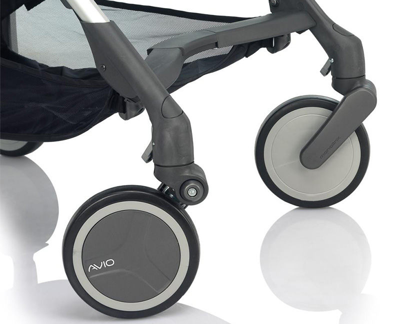 Dettagli ruote passeggino Avio Inglesina 2013