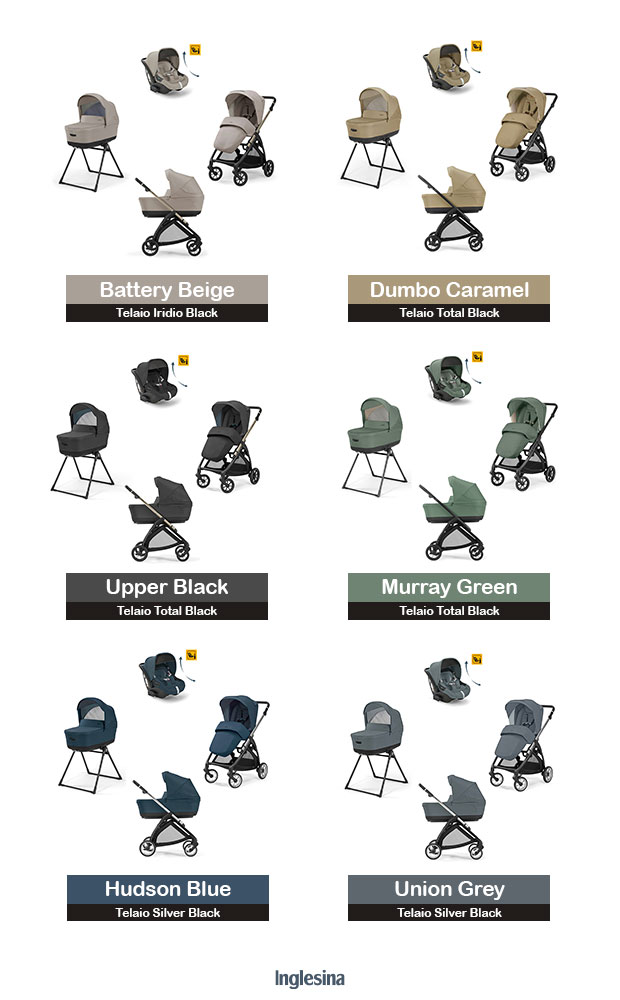 Inglesina Electa System Quattro Darwin Infant Recline - collezione colori 2024