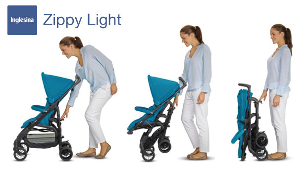 Inglesina passeggino Zippy Light 2017 - chiusura del passeggino - cercapasseggini