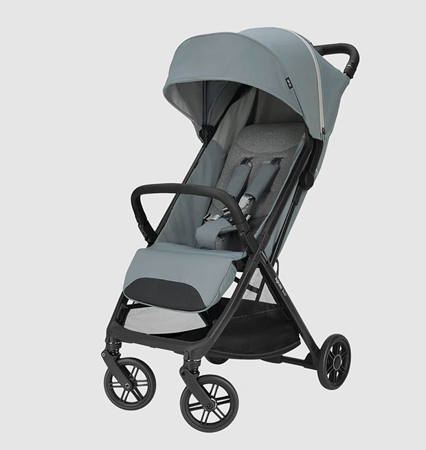 Inglesina Quid3 - Vista diagonale del passeggino con la sua ampia seduta