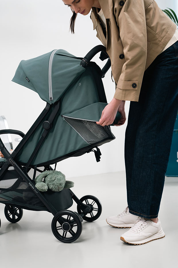 Inglesina Quid3 - Schienale con inserto in rete 3D per favorire la ventilazione
