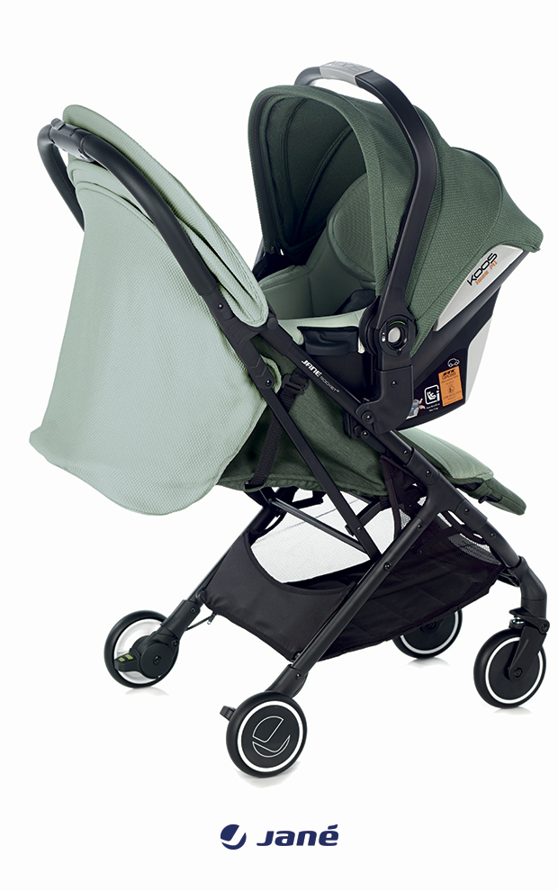 Jan Rocket 2 - travel system con seggiolino Jan Koos i-Size R1 - Cercapasseggini