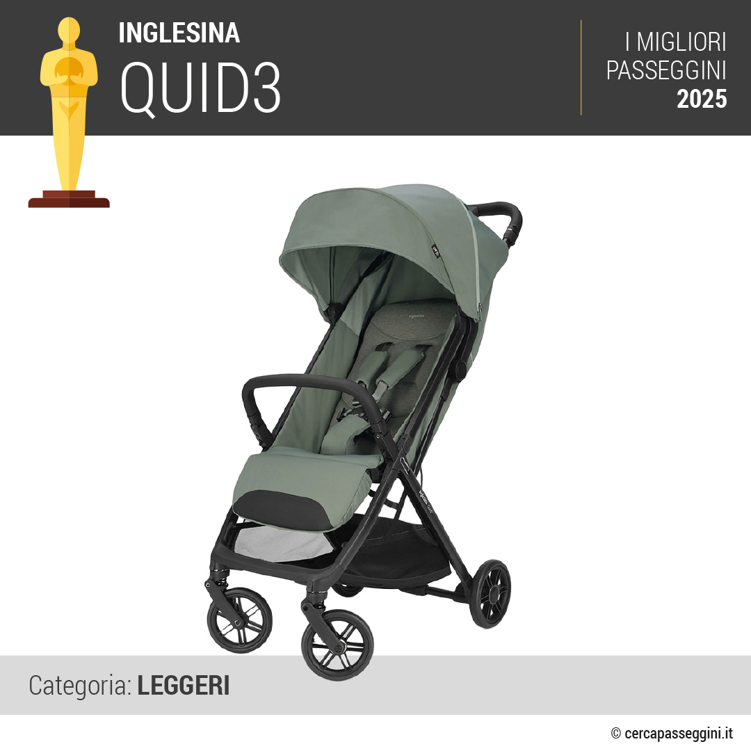 Migliori passeggini 2025 - categoria leggeri - Inglesina Quid3