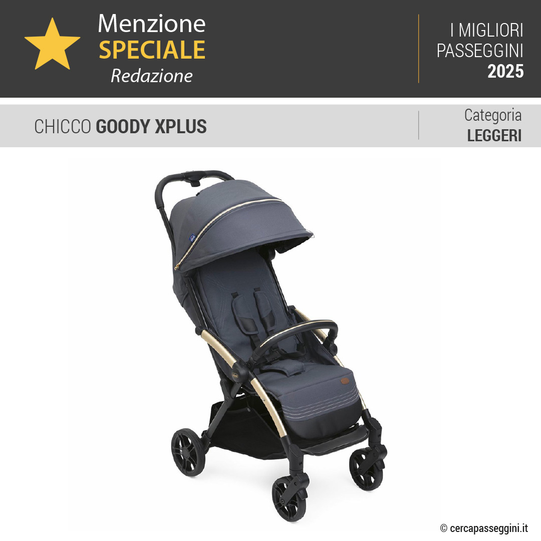 Migliori passeggini 2025 - Menzione Speciale Redazione categoria leggeri - Chicco Goody Xplus