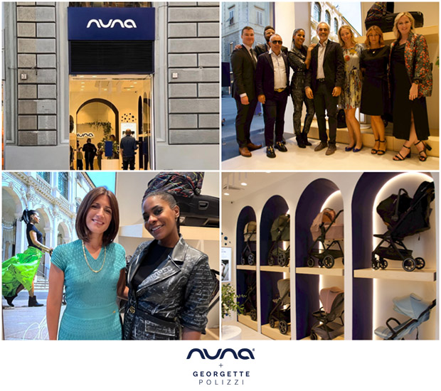 Nuna Capsule Collection Georgette Polizzi - Alcuni momenti dell'inaugurazione dello store Nuna di Firenze